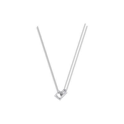 zhao原创设计双环链接项链