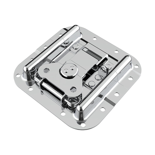 蝴蝶锁扣卡扣免开孔运输箱锁扣航空箱配件箱扣工具设备箱铝箱搭扣