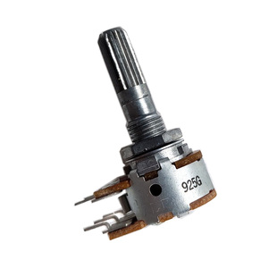 ALPS A100K 双联16型电位器 2X3脚  花柄 柄长25MM功放音量转换板