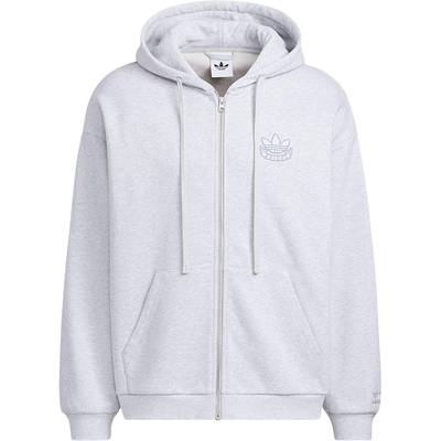 Adidas/阿迪达斯正品三叶草男女宽松运动连帽日常休闲外套KG8508