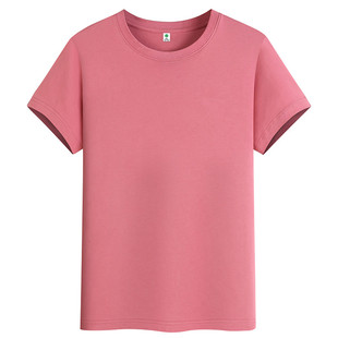 2025夏季短袖t恤男休闲宽松青年圆领大码半袖纯棉情侣潮款打底衫