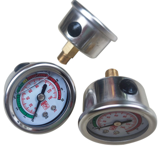 海天注塑机油宝滤油器压力表0-140psi0-10bar 滤油器 压力液压表