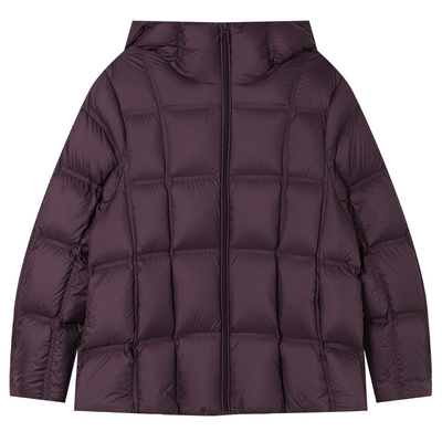 白鹿语90鸭绒连帽羽绒服