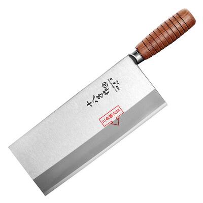 十八子作菜刀厨师专用刀三合钢