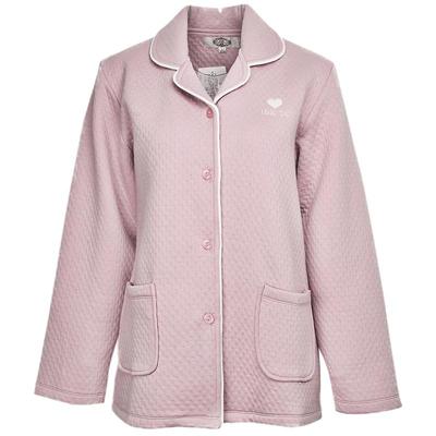 美标薄夹棉保暖可外穿长袖睡衣