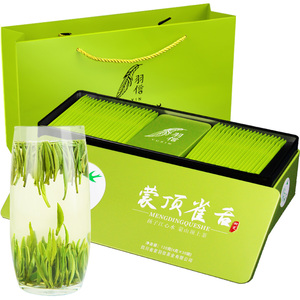 金奖特级雀舌绿茶2025新茶明前蒙顶山浓香型茶叶礼盒装官方旗舰店