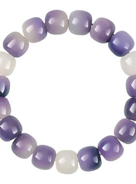 黛紫嫣然菩提手串女绕指柔菩提子文玩佛珠念珠手链男送男女友礼物