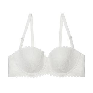爱美丽IMIS内衣女春夏小胸上托法式蕾丝中厚半杯抹胸文胸IM11BIC1