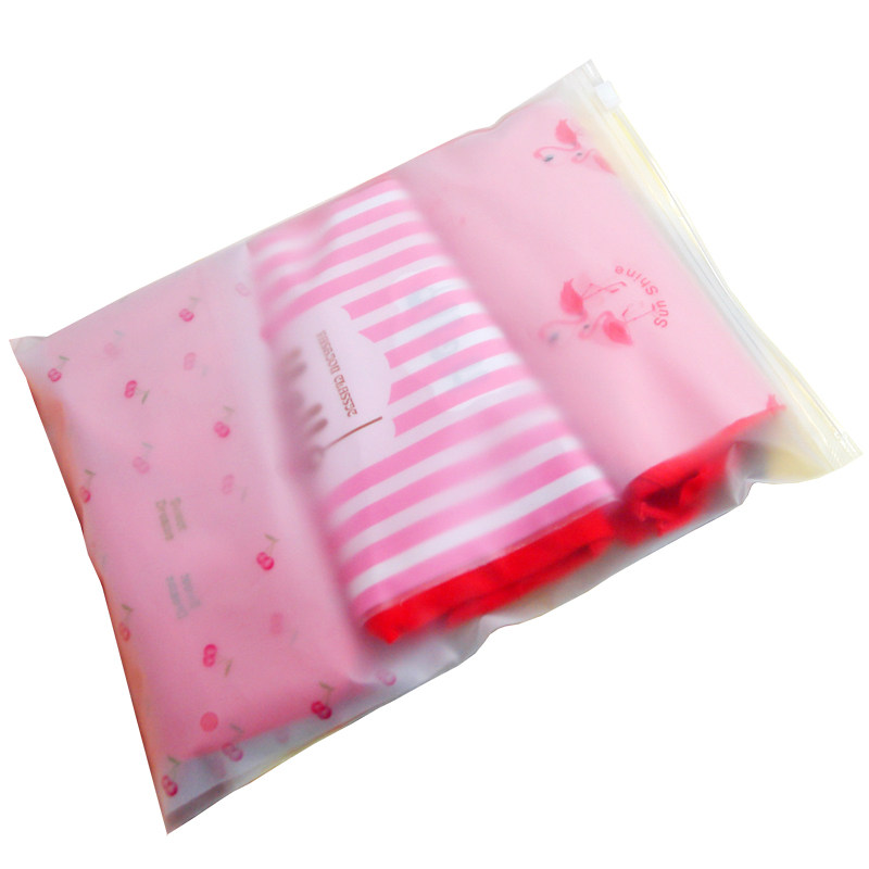 衣服包装袋定制塑料封口袋夹链密封袋自封透明袋子加厚服装拉链袋