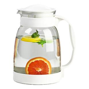 冷水壶大容量玻璃耐高温凉白开水杯泡茶壶家用储水壶高硼硅凉水壶