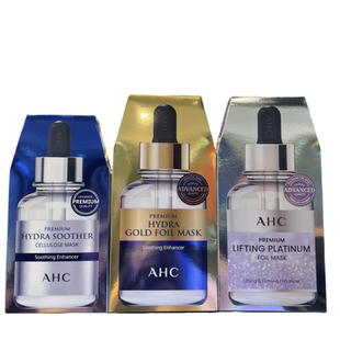 韩国正品AHC 24k黄金锡纸蒸汽面膜提拉紧致5片 乘风破浪姐姐同款