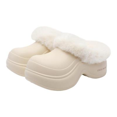 依思q包头棉拖鞋厚底防滑