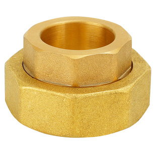 全铜加厚活接内丝DN40转28mm铜管卡套接头水泵水表管件连接铜配件