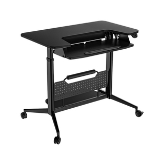 新款台式电竞桌小尺寸卧室书桌电动升降桌带洞洞板可放主机可移动