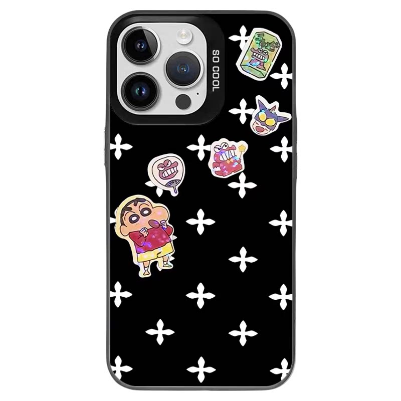 朱志鑫同款手机壳苹果16华为mate60十字花iPhone15promax满印14一加13联名OPPO涂鸦vivo小兔p