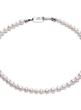 Riverine Adara「初澈」基础淡水珍珠锁骨链首饰S925银饰颈链项链