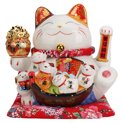 三十而已家居饰品同款创意招财猫