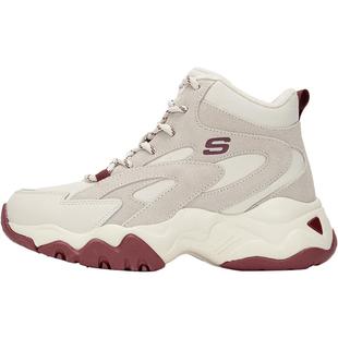 【自营】斯凯奇中高帮女鞋运动鞋加绒保暖老爹鞋复古休闲鞋167595