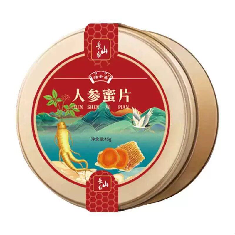 长白山人参蜜片鲜参蜜片鲜参片东北特产营养即食泡水成人非气血滋