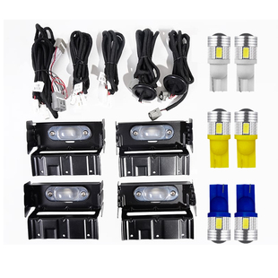 专用08-23普拉多踏板灯霸道改装迎宾灯氛围灯照地车底盘灯免破线