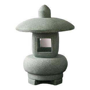 仿真日式石灯笼香薰摆件氛围灯装饰园艺花卉盆景造景枯山水摆件