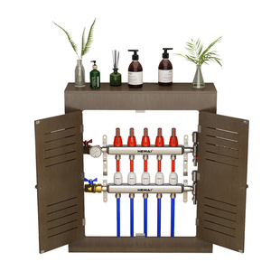 地暖分水器遮挡柜暖气片阀门三面遮挡罩水表管道多媒体遮丑箱防水