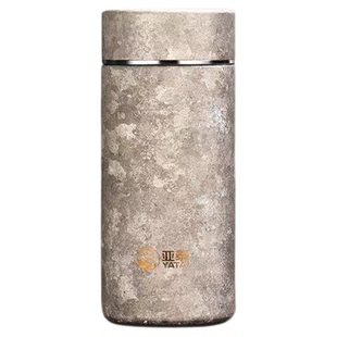 亚泰纯钛保温杯迷你口袋杯小容量口红杯女生便携水杯高档轻钛杯