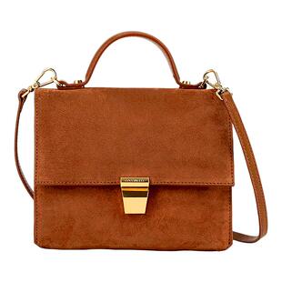 COCCINELLE可奇奈尔IFrances Suede S小号牛反绒医生包礼物送女友