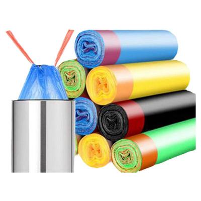 加厚手提式家用塑料袋厨房黑色抽绳清洁袋宿舍用促销款垃圾袋