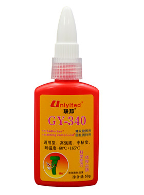 联邦牌GY-340螺纹轴承圆柱固持锁固剂高强度耐高温金属螺丝厌氧胶