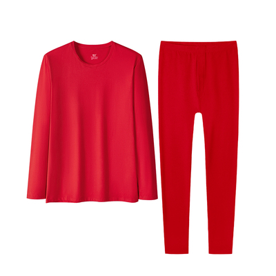 健将本命年男士秋衣秋裤套装发热