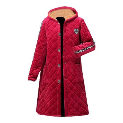 金丝绒女装外套罩衣加肥加绒加厚