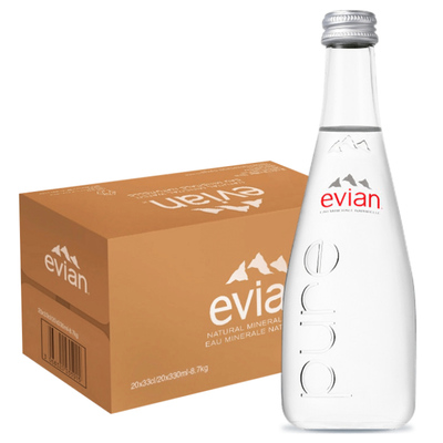 法国进口依云矿泉水330ml