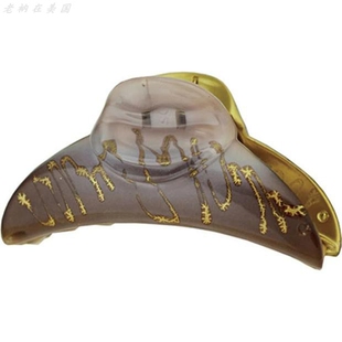 超好看进口现货/章小蕙Camila Paris法国发夹盘发抓夹大号9.5cm