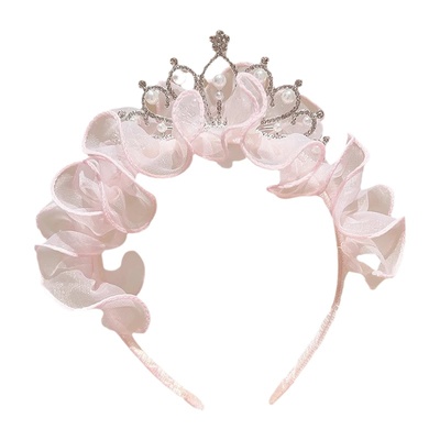 森系小公主超仙花边儿童甜美头饰