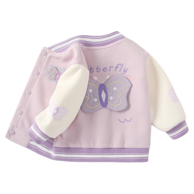 婴儿外套宝宝棒球服休闲卫衣