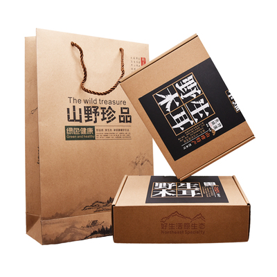 东北野生特级500G礼盒装手提袋