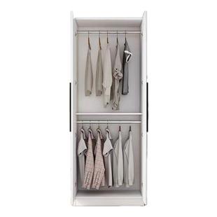 支持定制实木卧室挂衣柜单门对开门儿童卧室家用简约收纳柜阳台柜