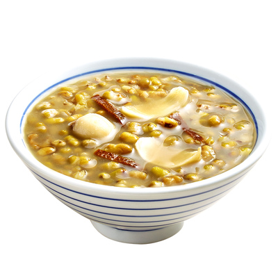 极盏夏日冰爽绿豆沙解暑八宝粥