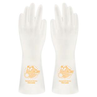 质量好的洗碗手套食堂饭店商用刷碗神器冬季打扫卫生加长丁腈手套