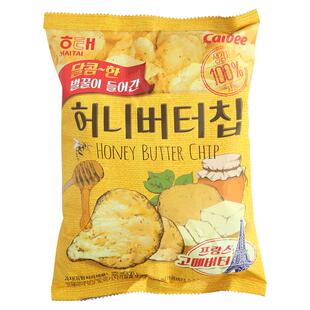 韩国进口卡乐比Calbee蜂蜜黄油超薄薯片办公零食小吃休闲食品