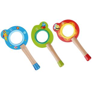 Hape放大镜科学实验3岁+儿童兴趣爱好培养观察生活男女孩益智玩具