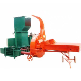 草料玉米秸秆酒糟牧草全自动青贮饲料液压打包机套袋青储压块机