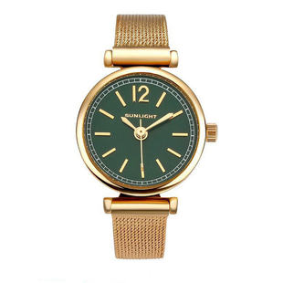 俄罗斯sunlight爆款小绿盘手表 !时装女款手表23mm可调节