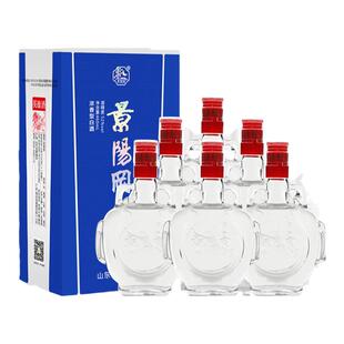景阳冈52度英雄浓香型纯粮食白酒460mL*6瓶整箱装