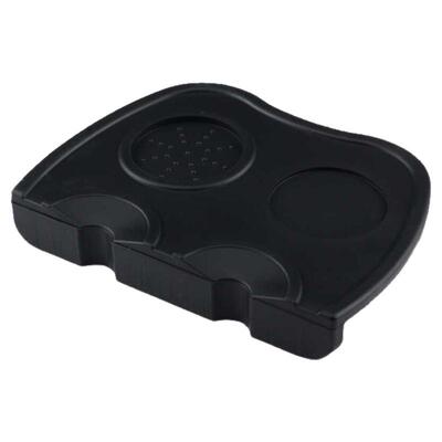 咖啡吧台收纳垫硅胶防滑隔热垫吧台粉碗压粉底座布粉器收纳垫