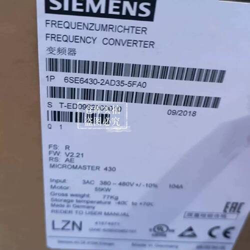 议价西门子MM430安装有A级滤波器6SE6430-2AD35/37/38-5FA0/8FA0/