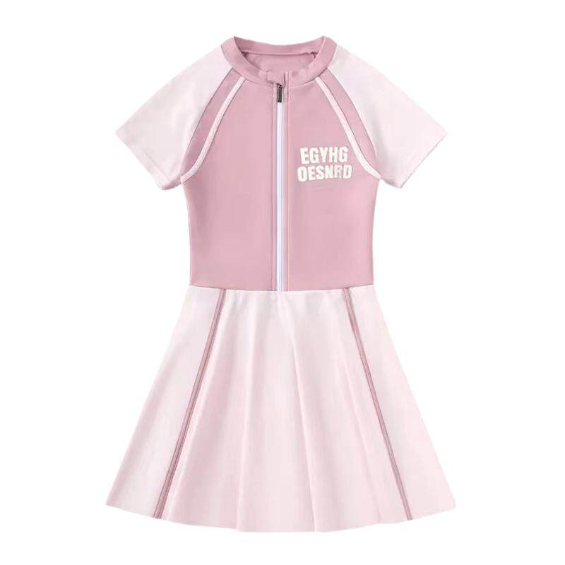 儿童泳衣女分体青少年中大