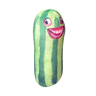 家人们谁懂啊西瓜条恶搞发泄搞怪表情包嘴替玩具可爱抱枕挂件包邮