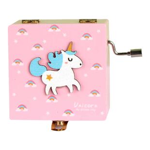 手摇音乐盒木质少女心可爱高颜值天空之城八音盒六一生日学生礼物